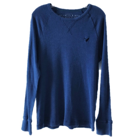 American Eagle Outfitters Other - Men's American Eagle Blue Long Sleeve Thermal Sz L